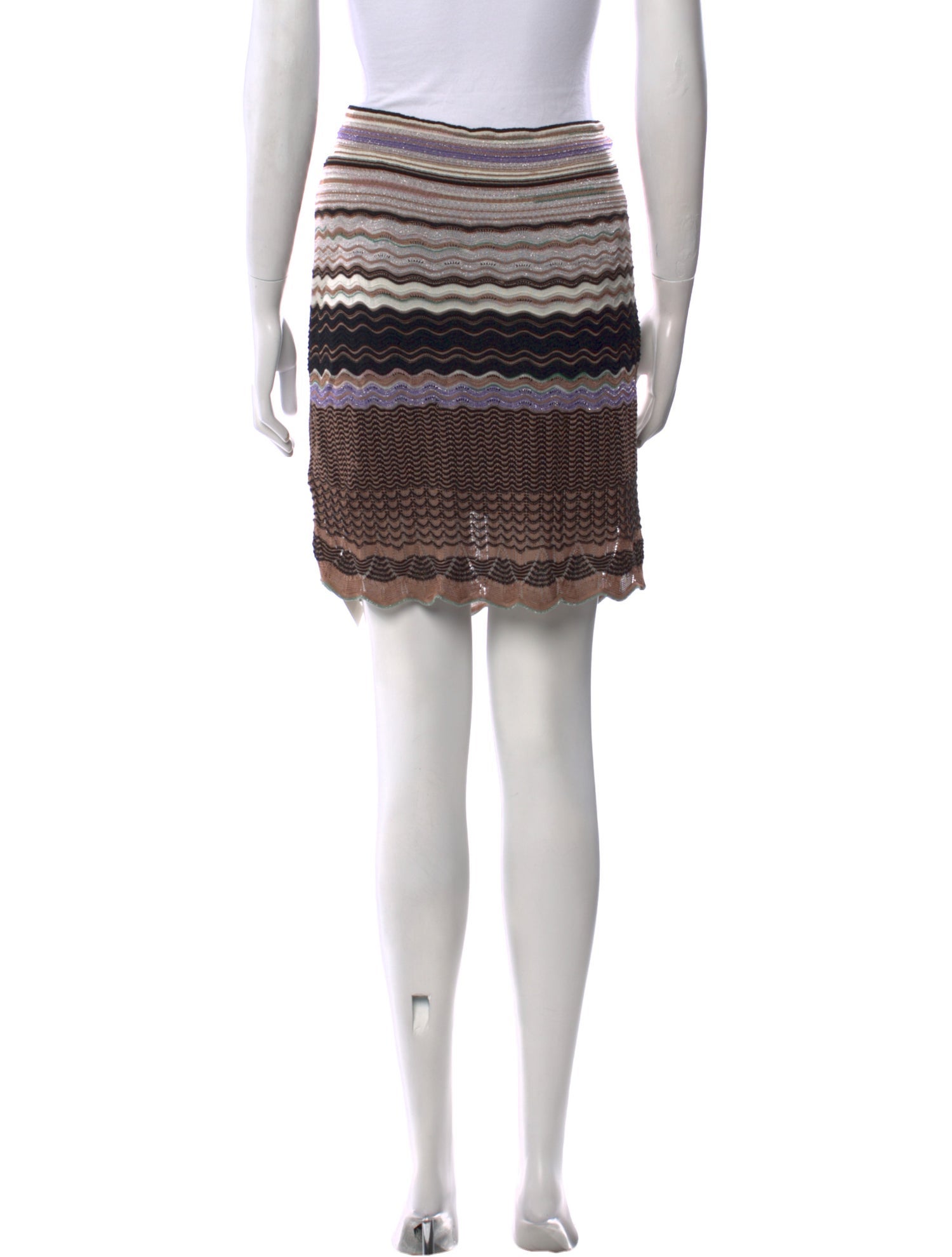 M Missoni Merino Wool Mini Skirt